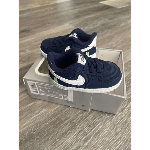 Nike Air Force 1 shoes size 4C One Low Crib CB SE Midnight Navy  DB4078 400 - Picture 1 of 6